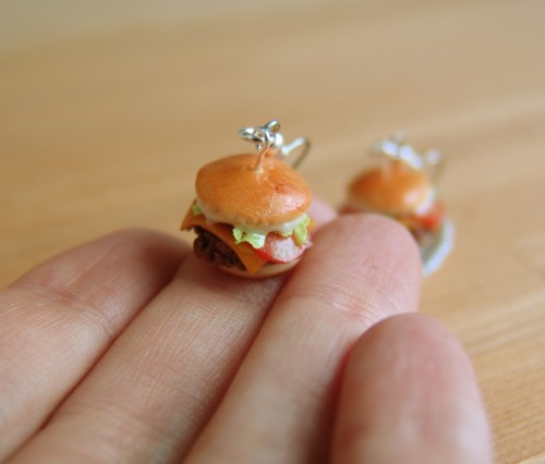 cheeseburger-earrings